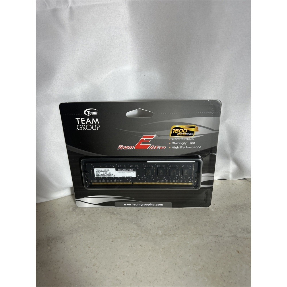 Sealed -TEAMGROUP Elite DDR3 8GB Single 1600MHz (PC3-12800) CL11 8 Go (1 x 8Gb)